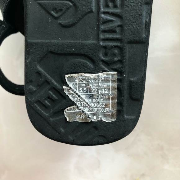 Quiksilver Toddler's Molokai Layback Sandals Size 6.5 Kids Shoes - Picture 2 of 6